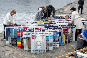 De danska regeringsförhandlingarna tar paus när Folkemødet på Bornholm inleds idag